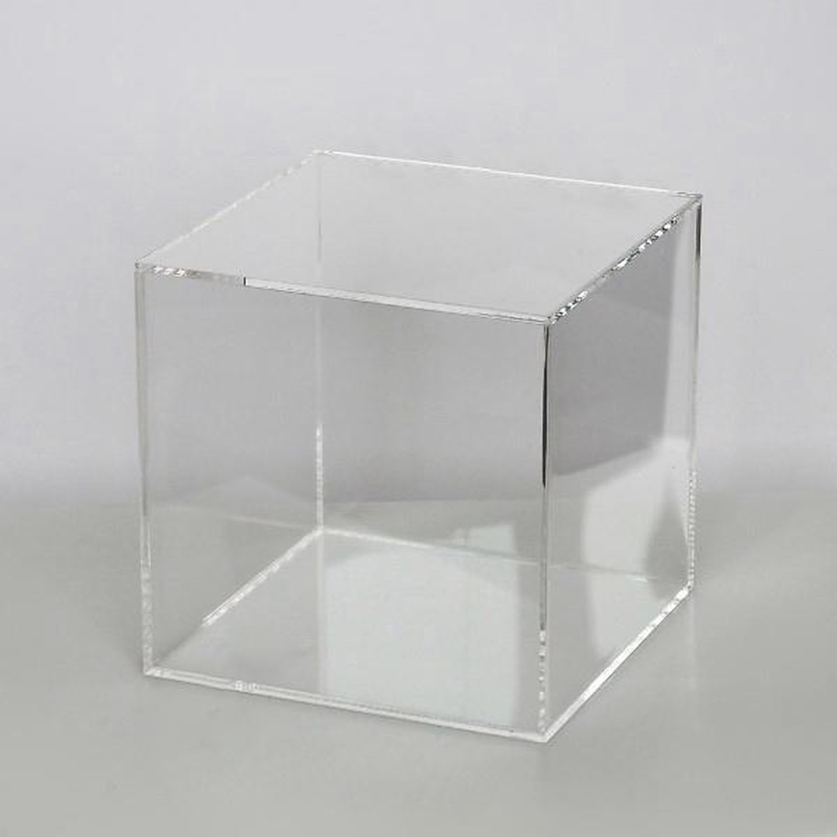 Plexiglas kubus 25 x 25 x 25cm met losse deksel