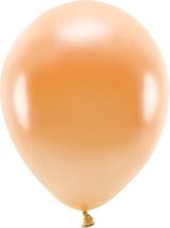 100x Oranje ballonnen 26 cm eco/biologisch afbreekbaar - Milieuvriendelijke ballonnen - Feestversiering/feestdecoratie - Oranje thema - Themafeest versiering
