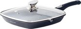 Mischler Cook Grillpan met Deksel - 28 cm - Aluminium - Zwart