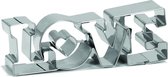 Patisse Uitsteekvorm Love 11 Cm Rvs Zilver