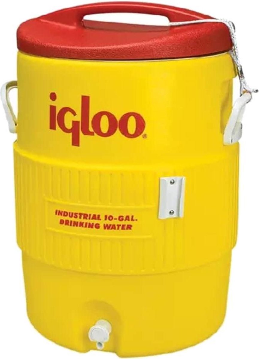 Igloo 10 Gallon 400 Series - Drankdispenser / drankkoeler voor de sport of op de werkplaats - 37,9 Liter - Geel