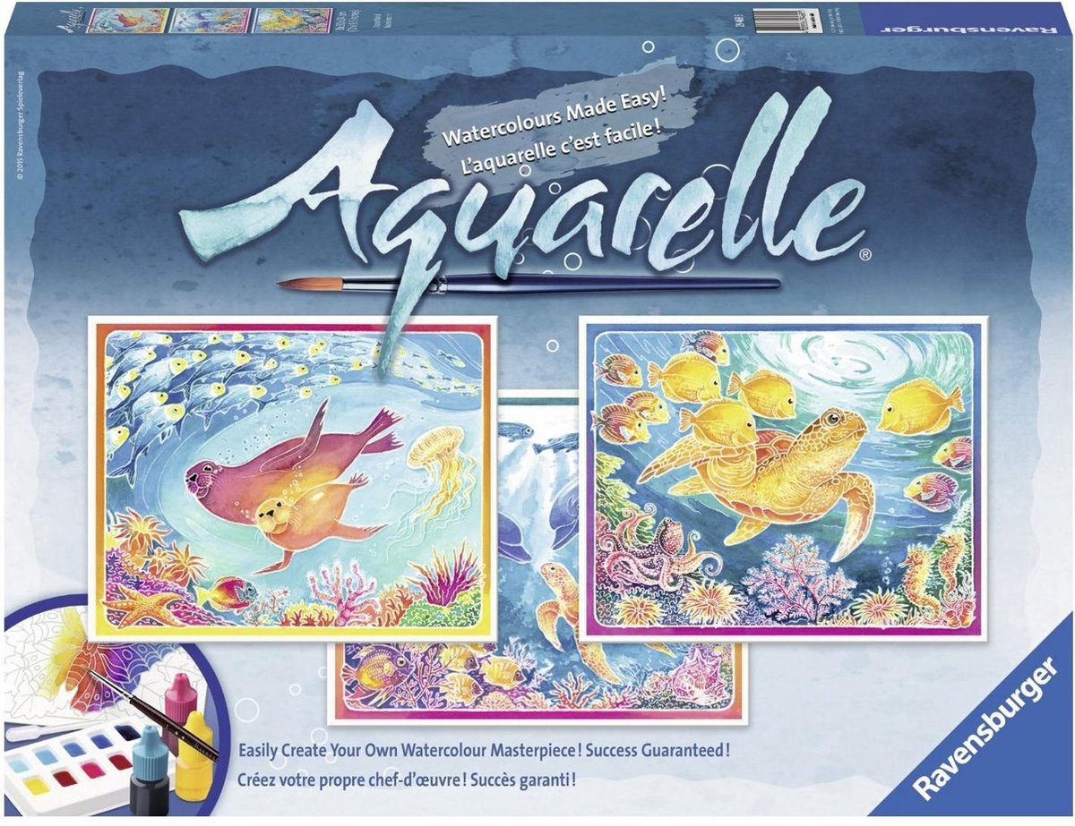 Ravensburger Aquarelle - Onderwaterwereld | bol.com