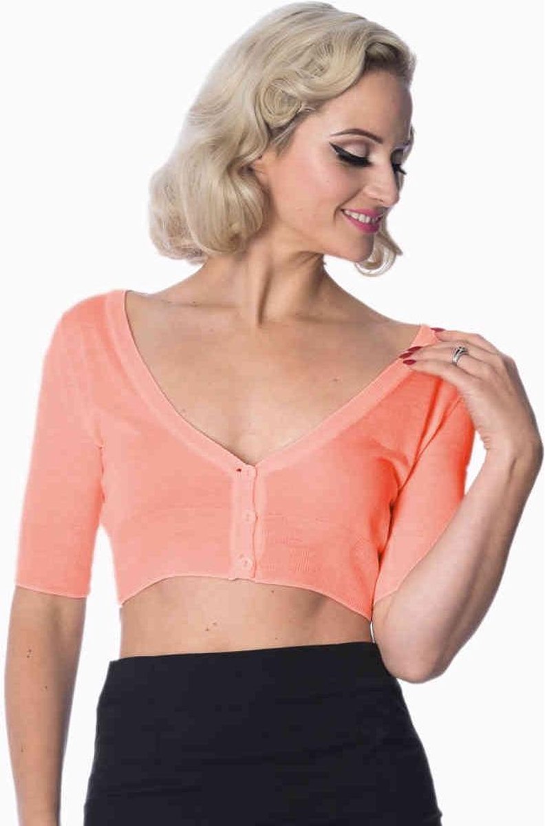 Dancing Days - BOBBY BASICS Cardigan - L - Oranje