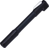 BBB Cycling WindWave Minipomp - Fietspomp met Drukmeter - Pomp Fiets Mini - 7 Bar - Zwart - 25 cm