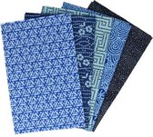 Tissu de Marie Fat quarter bundles - Serene Sapphire