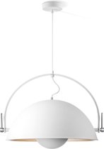 Home Sweet Home - Moderne Hanglamp Fabriq Bow - hanglamp gemaakt van Metaal - Wit - 50/50/148cm - Pendellamp geschikt voor woonkamer, slaapkamer en keuken- geschikt voor E27 LED lichtbron