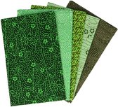 Tissu de Marie Fat quarter bundles - Enchanted Emerald