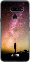 LG G8 ThinQ Hoesje Transparant TPU Case - Watching the Stars #ffffff