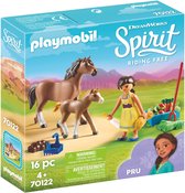 PLAYMOBIL Spirit Pru met paard en veulen - 70122