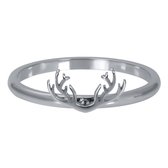 iXXXi Jewelry Vulring 2 mm Symbol Antlers Zilverkleurig - maat 20