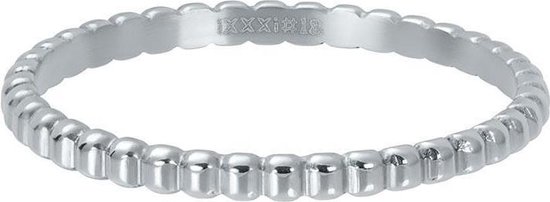 iXXXi Vulring Bolletjes zilverkleurig 2 mm - maat 18