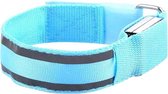 Hardloop LED Band - Reflecterende sport band - Veiligheidsbandje - Blauw