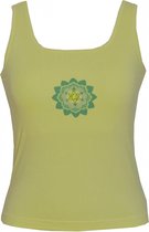 Zamkara Yoga Tank Top Ambala Lemon Green L