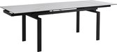 Hummar eetkamertafel 160/240 cm incl. 2 verlengbladen wit.