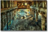 MN Collections - Schilderij - Urbex Photography. - Multicolor - 120 X 80 Cm