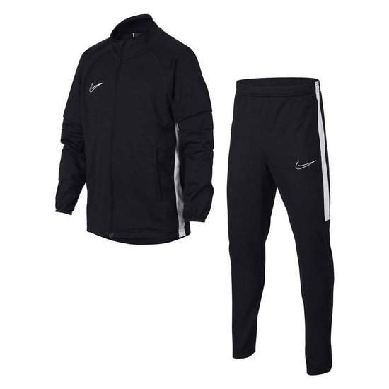 Academy Trainingspak - Maat 158 - Unisex - zwart/wit Maat XL-158/170