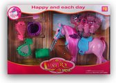 Luxe paardenset 8486 roze