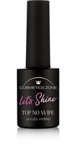 Cosmetics Zone Top No Wipe Let's Shine 15ml. - Topcoat - Glanzend - Top en/of basecoat