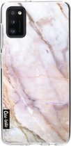 Casetastic Samsung Galaxy A41 (2020) Hoesje - Softcover Hoesje met Design - Pink Marble Print