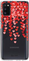 Casetastic Samsung Galaxy A41 (2020) Hoesje - Softcover Hoesje met Design - Catch My Heart Print