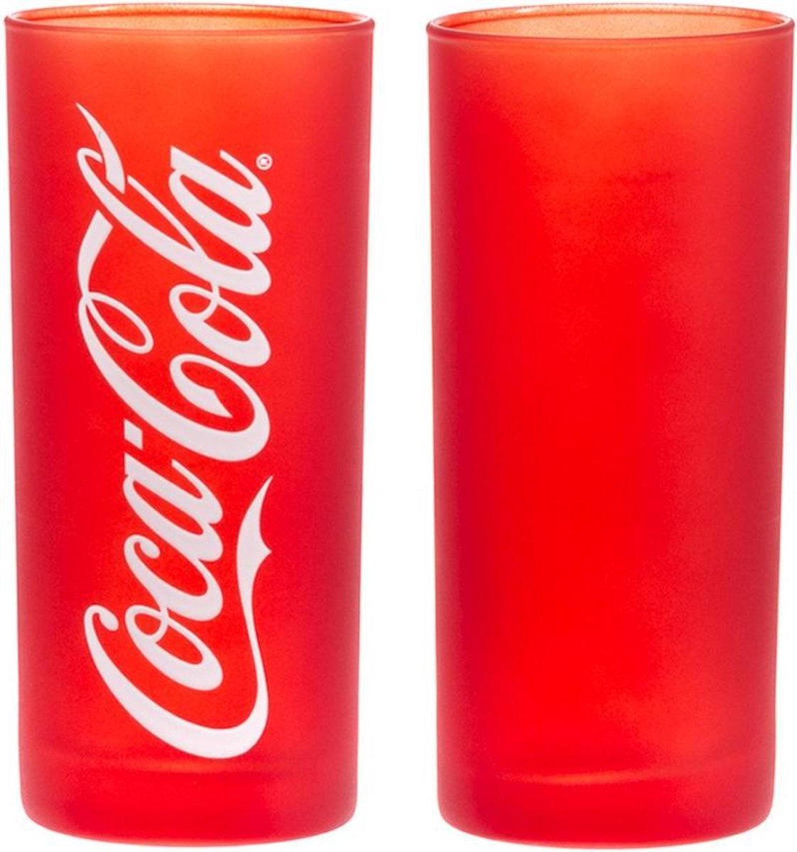 Verre Coca Cola tube frozen noir et blanc 27 cl