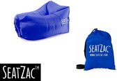 Zitzak- Seatzac - Donkerblauw - 110 x 80 x 70 cm - Vulbaar met lucht - Camping - Strand - Tuin