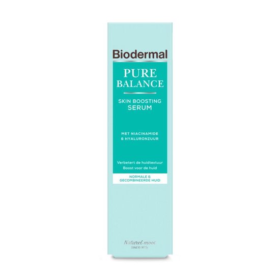 Biodermal Pure Balance Skin Boosting Serum - Serum met hyaluronzuur en niacinamide - 30ml