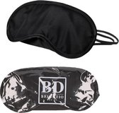 Slaapmasker zwart 2 stuks - one size - Bellatio Design
