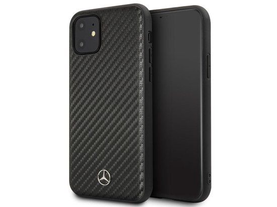 iPhone XR hoesje - Mercedes-Benz - Zwart - Dynamic Carbon