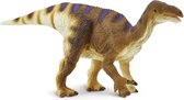 Safari Dinosaurus Iguanodon Junior 18 Cm Rubber Bruin/paars