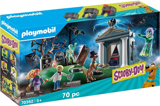 Foto: Playmobil scooby doo op het kerkhof 70362