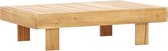 Salontafel -Massief hout-  koffietafel (Incl LW 3D Klok) coffee table woonkamertafel