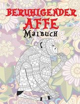 Beruhigender Affe - Malbuch