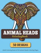 Animal Heads Coloring Book
