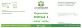 How2behealthy - Vegetarische Omega 3 -  90 capsules