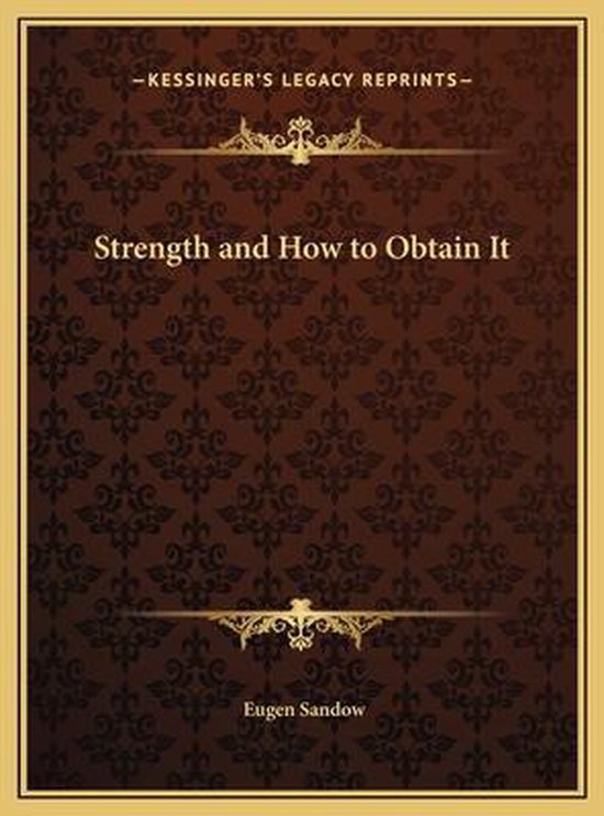 Strength and How to Obtain It - cover