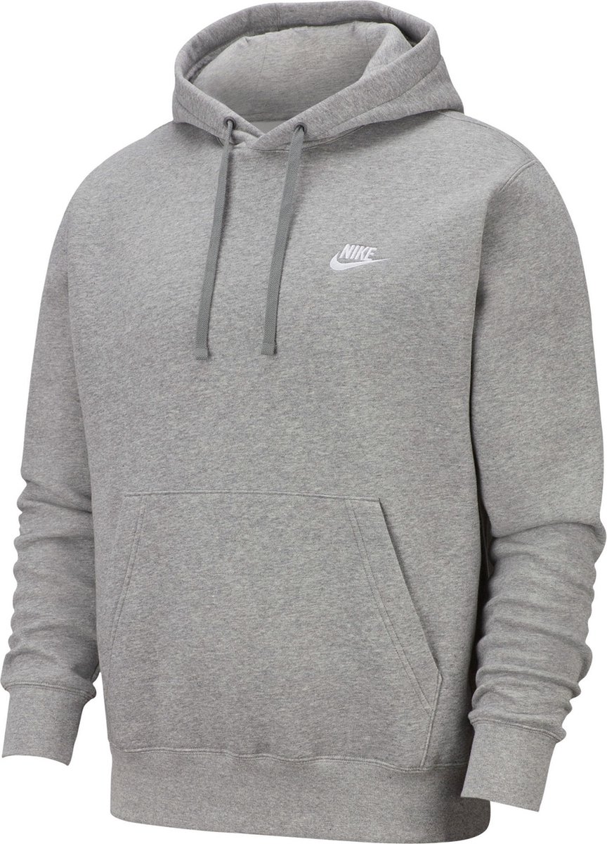 Nike Sportswear Club Hoodie Po Bb Heren Trui 2XL Zilver
