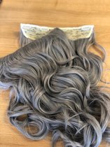 Clip In Extensions MEGASET 380gram 65cm grijs Dik&Vol Thermofibrehair