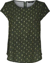 ONLY Vic S/S Detail Top - Groen - M