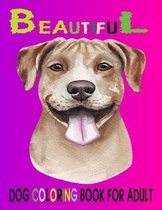 Beautiful Dog Coloring Book For Adult