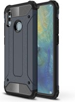Armor Hybrid Back Cover - Huawei P Smart (2019) Hoesje - Donkerblauw