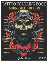 Tattoo Coloring Book Midnight Edition