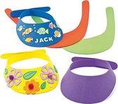 Baker Ross Foam zonnekleppen  (1 Stuck) (10 Stuk) Creatieve Knutselset Voor Kinderen