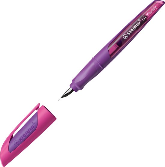 STABILO EASYbirdy - Ergonomische Vulpen - Rechtshandig - Paars/Magenta - A Nib Voor Beginnende Vulpen Schrijvers