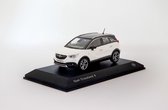 Opel Crossland X 2018 (Wit) (10 cm) 1/43 Dealer model [Modelauto - Schaalmodel - Miniatuurauto]