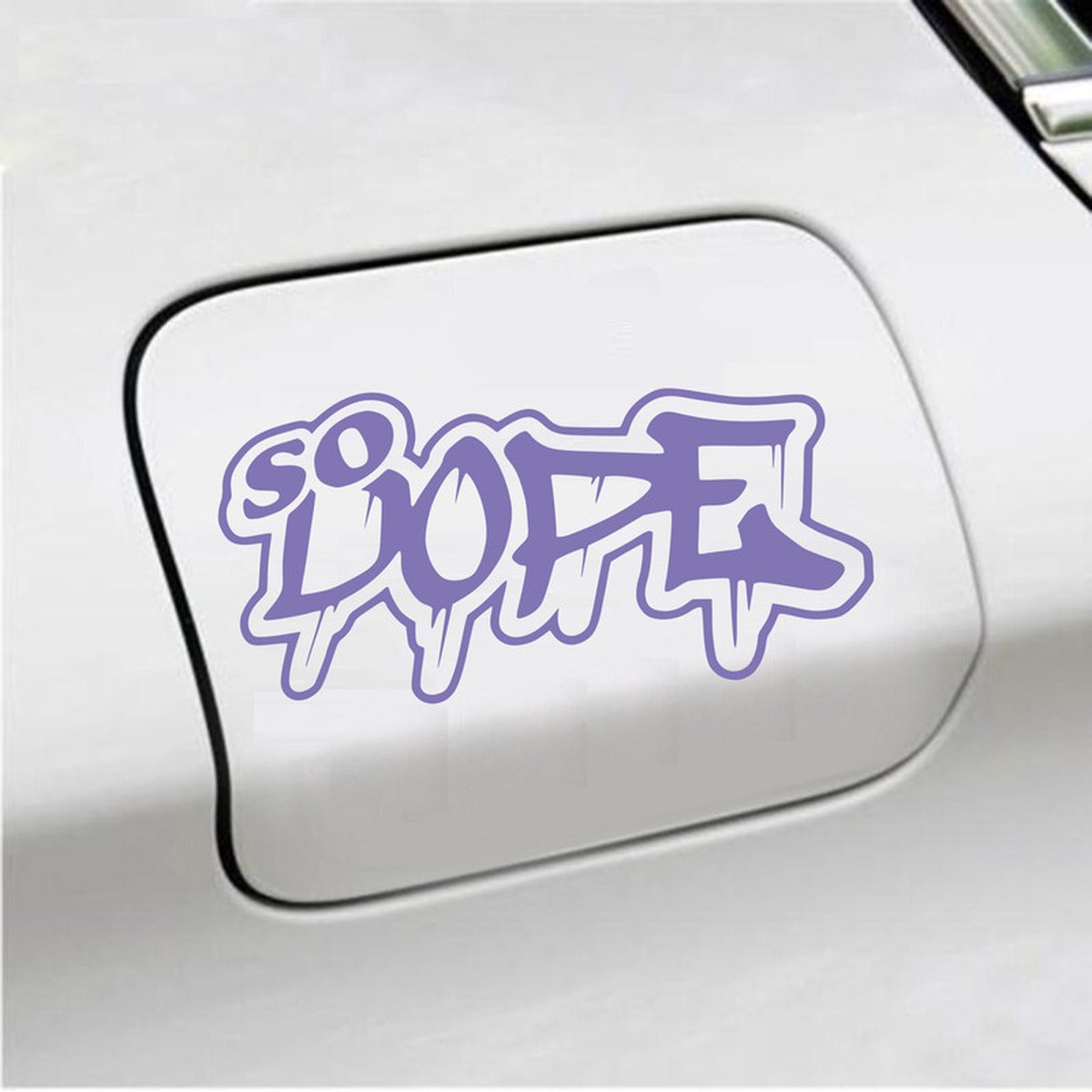 Bumpersticker - So Dope - 8,2 X 15 - Paars