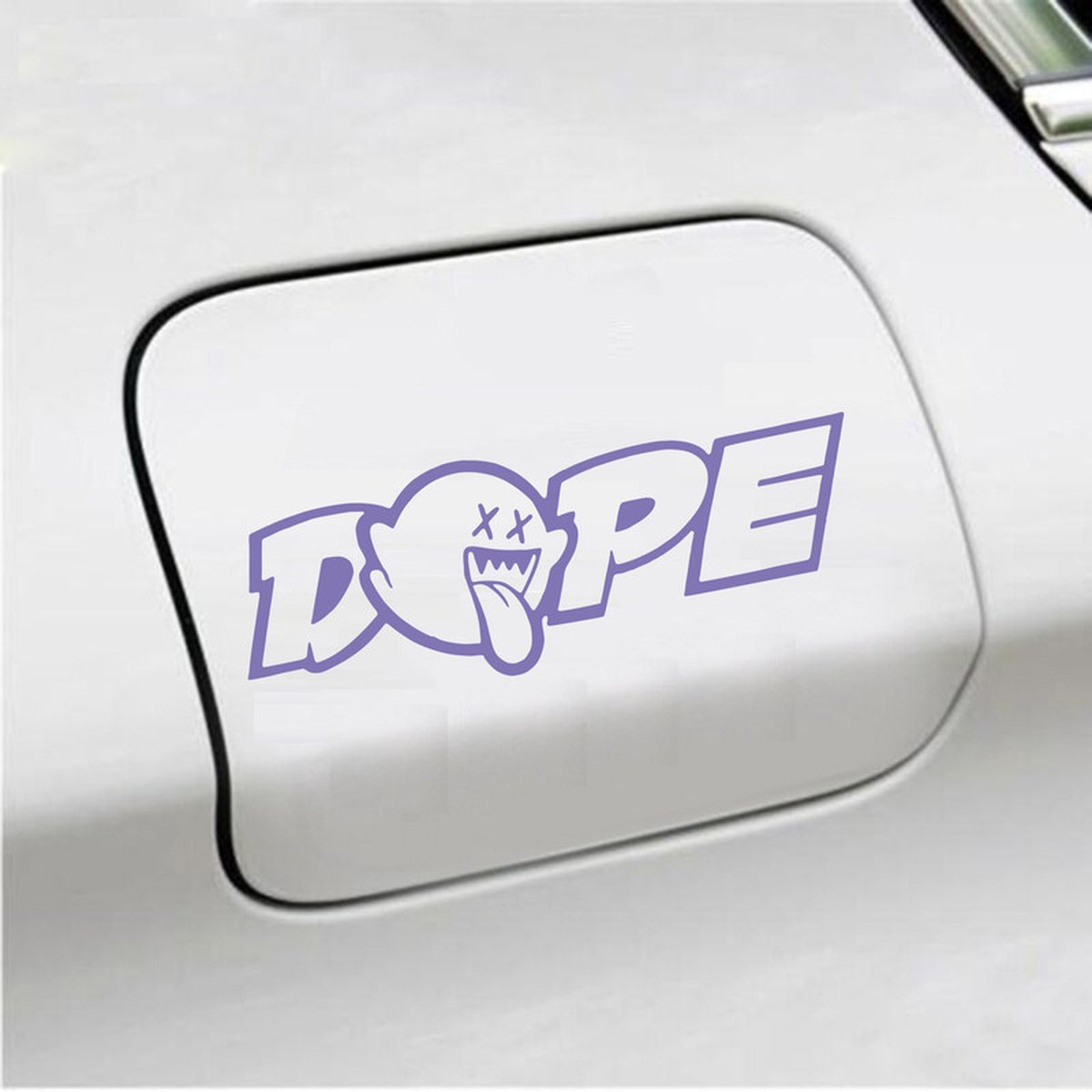 Bumpersticker - Dope - 7 X 20 - Paars