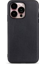 Mobigear Hoesje geschikt voor Apple iPhone 14 Pro Telefoonhoesje Hardcase | Mobigear Excellent Backcover | iPhone 14 Pro Case | Back Cover - Zwart