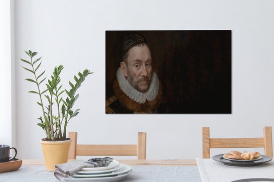 Peinture sur toile - Guillaume Ier, Prince d' Oranje - Tableau - Maîtres anciens - Art - 90x60 cm - Décoration de chambre - Chambre