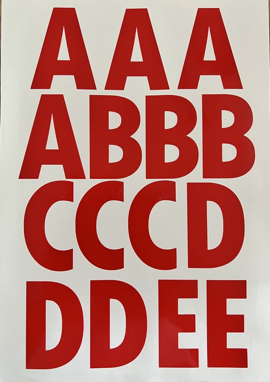 lettres adhésives blanches, autocollants alphabet, avec des chiffres, hauteur 4cm